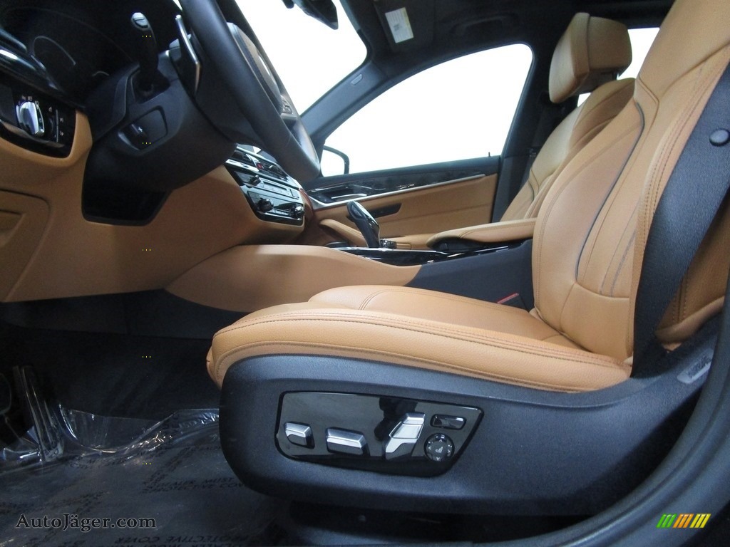 2018 5 Series M550i xDrive Sedan - Dark Graphite Metallic / Cognac photo #12