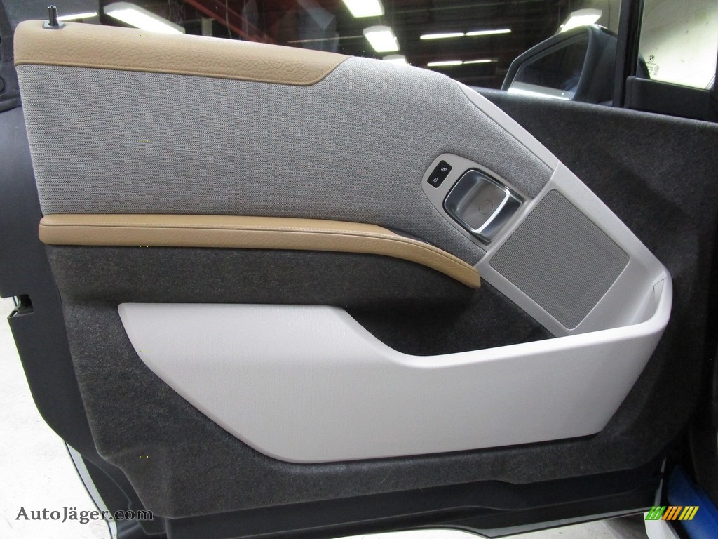 2016 i3 with Range Extender - Capparis White / Giga Cassia Natural Leather/Carum Spice Grey Wool Cloth photo #9