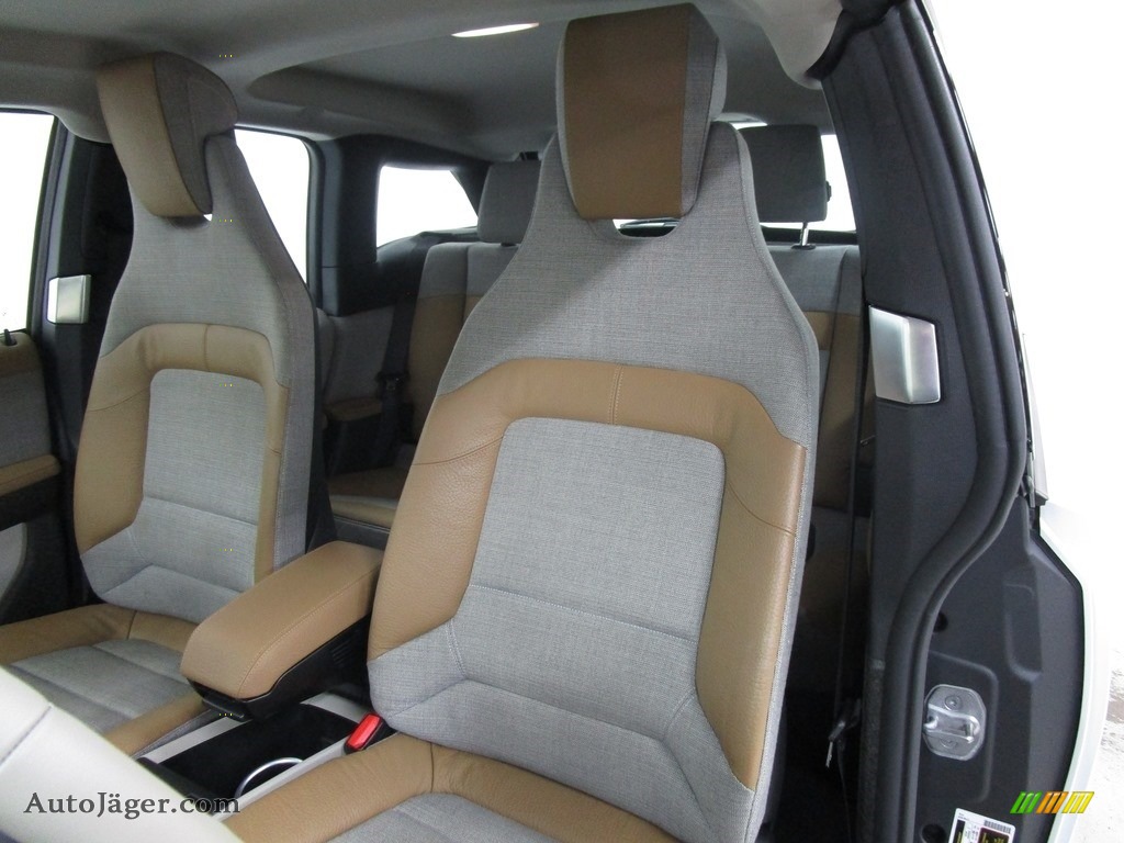 2016 i3 with Range Extender - Capparis White / Giga Cassia Natural Leather/Carum Spice Grey Wool Cloth photo #10