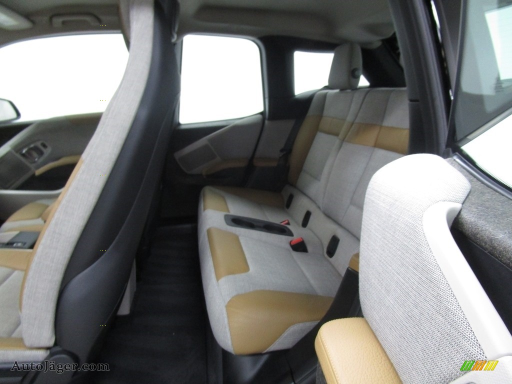 2016 i3 with Range Extender - Capparis White / Giga Cassia Natural Leather/Carum Spice Grey Wool Cloth photo #14