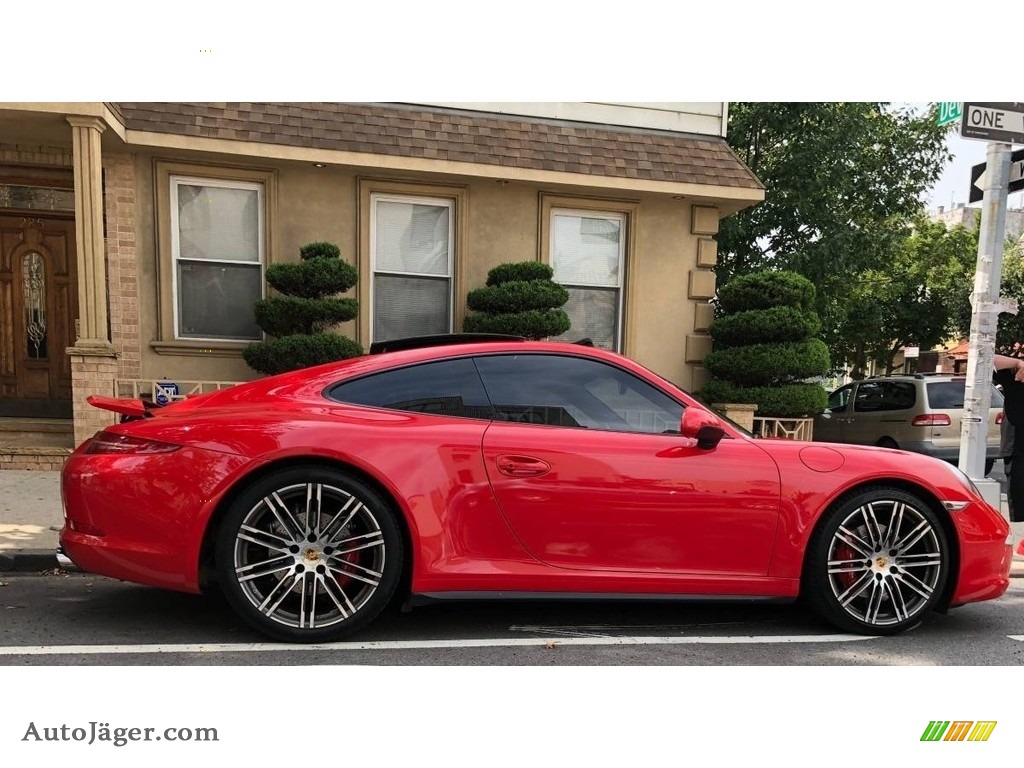 2015 911 Carrera 4S Coupe - Guards Red / Black photo #12