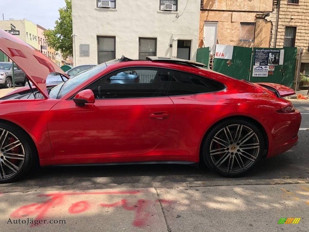 2015 911 Carrera 4S Coupe - Guards Red / Black photo #13