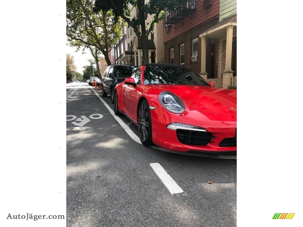 2015 911 Carrera 4S Coupe - Guards Red / Black photo #14