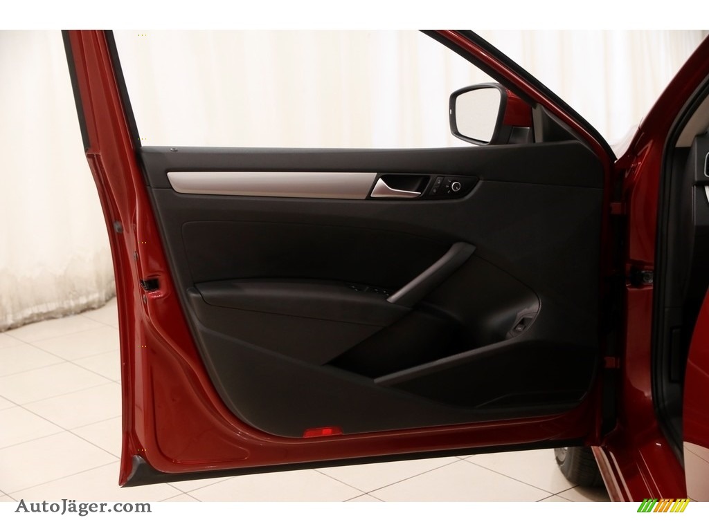 2015 Passat S Sedan - Fortana Red Metallic / Titan Black photo #4
