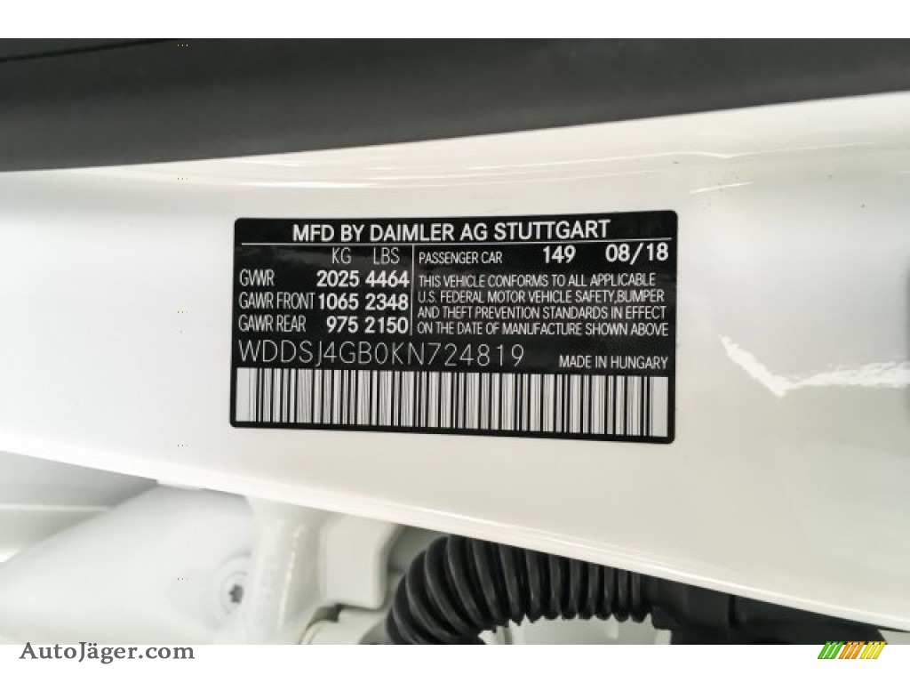 2019 CLA 250 4Matic Coupe - Polar White / Black photo #11