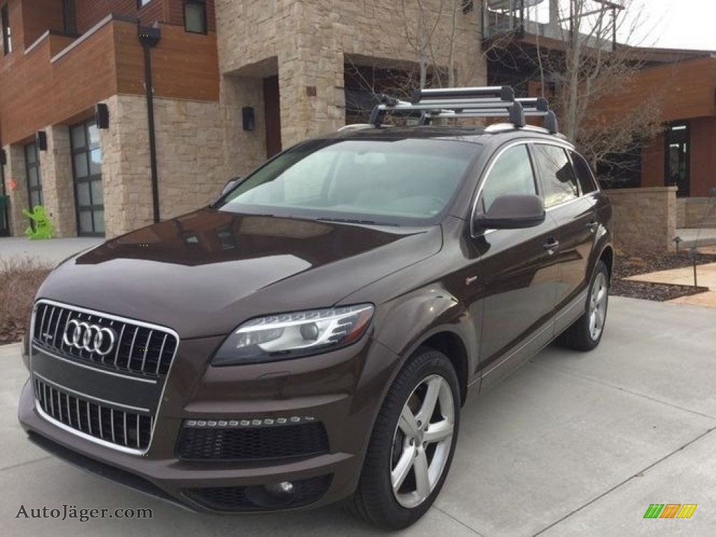 Teak Brown Metallic / Espresso Audi Q7 3.0 TFSI quattro S Line Package