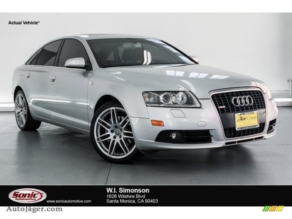 2008 A6 3.2 quattro Sedan - Light Silver Metallic / Black photo #1