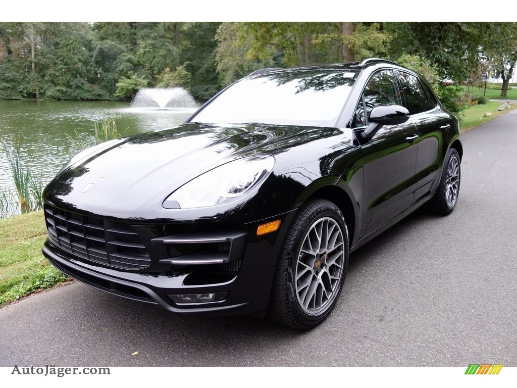 2018 Macan Turbo - Black / Black/Garnet Red photo #8