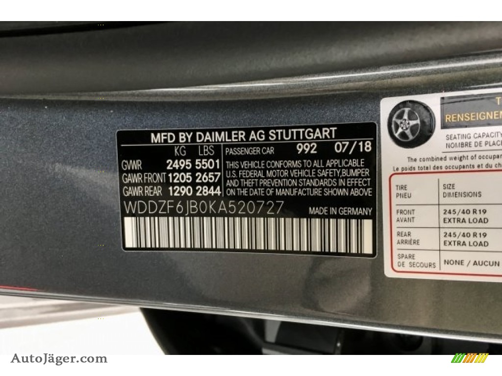 2019 E 450 4Matic Sedan - Selenite Grey Metallic / Macchiato Beige/Black photo #11