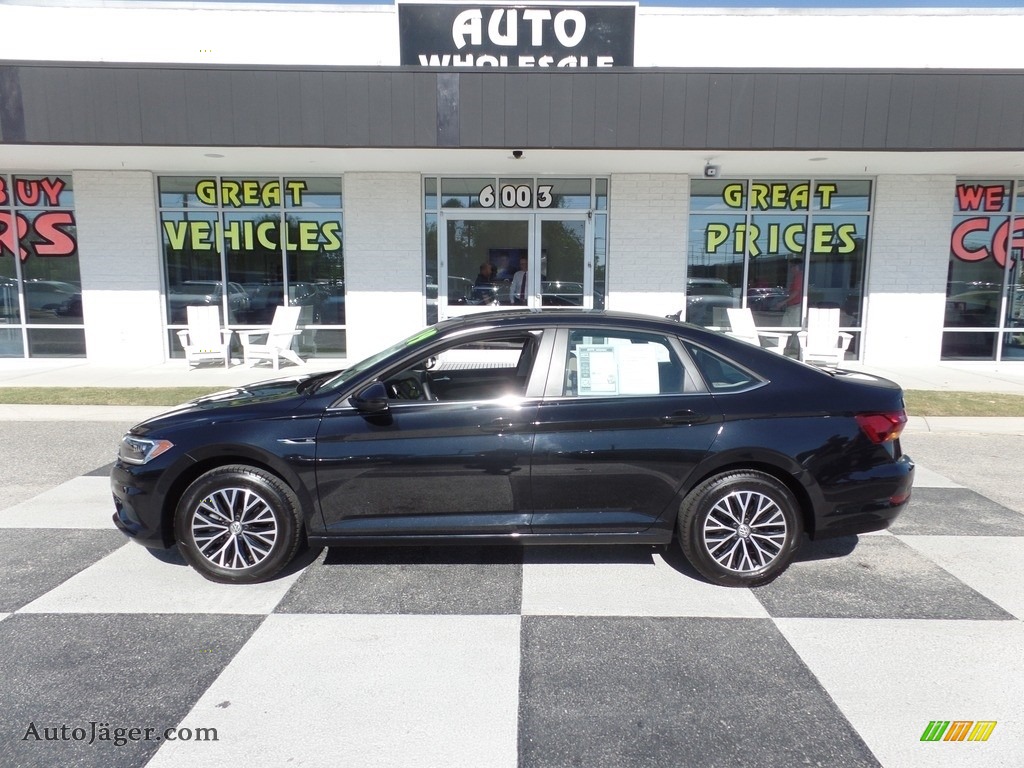 2019 Jetta SEL - Black / Dark Beige photo #1