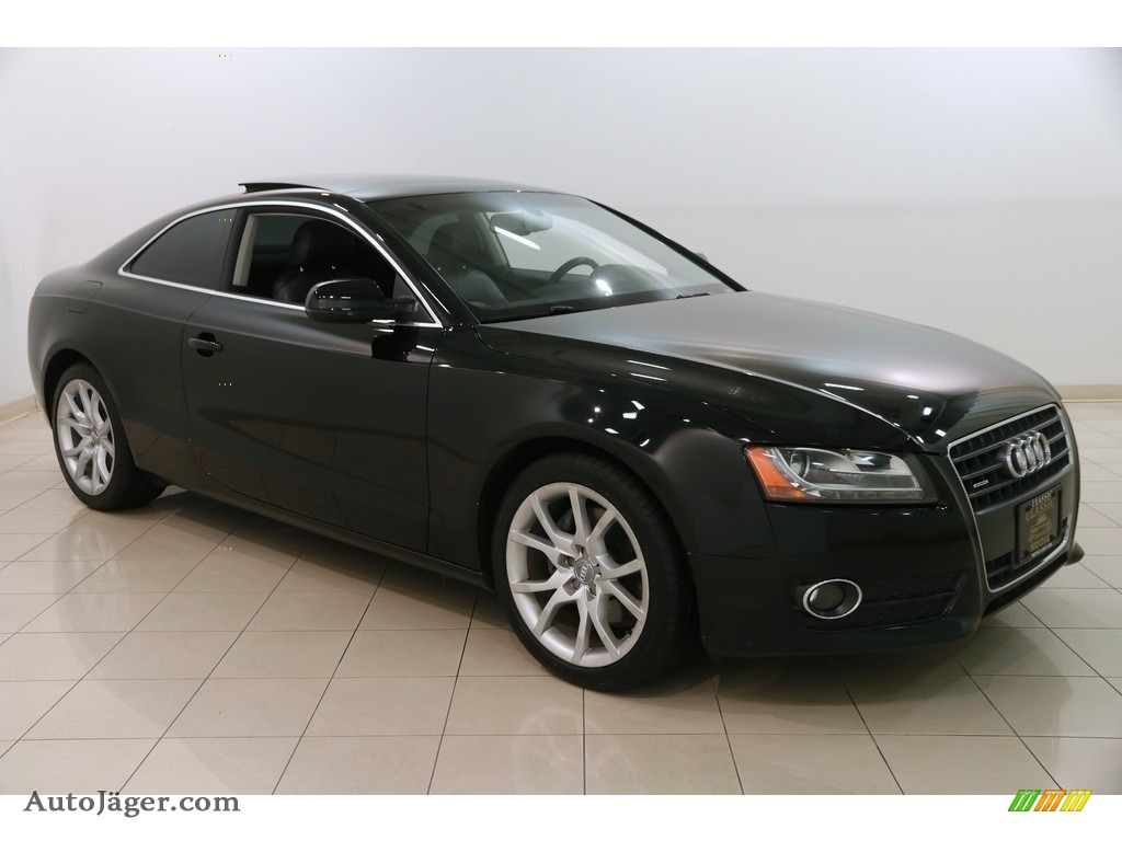 Brilliant Black / Black Audi A5 2.0T quattro Coupe