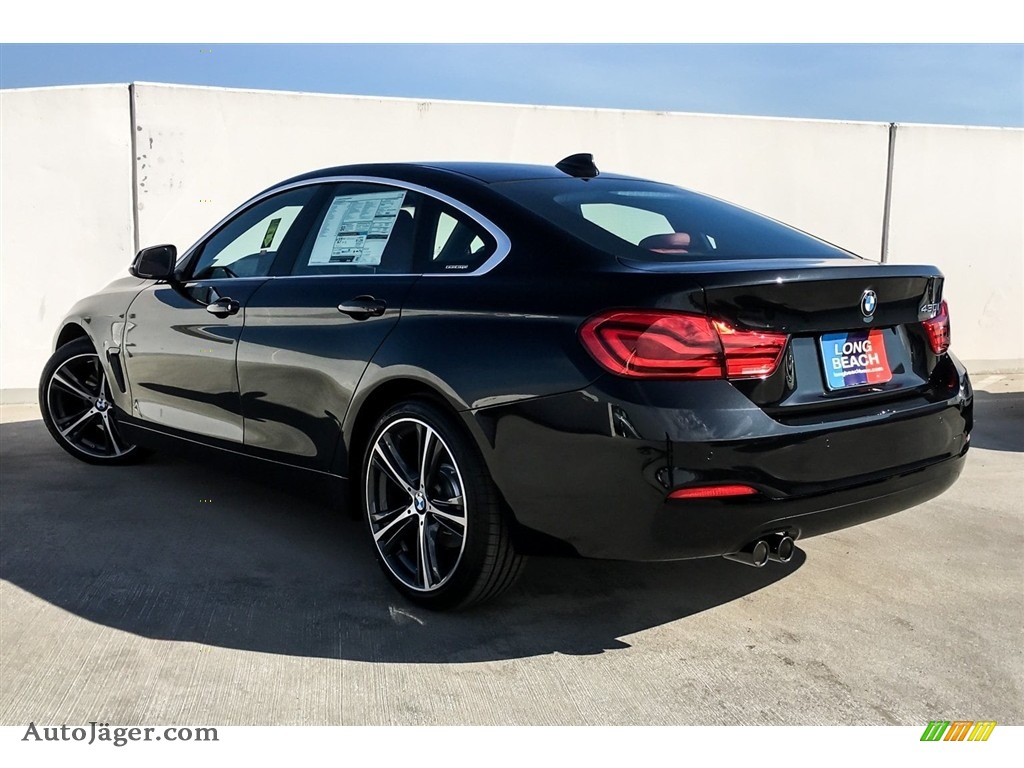 2019 4 Series 430i Gran Coupe - Jet Black / Coral Red photo #2