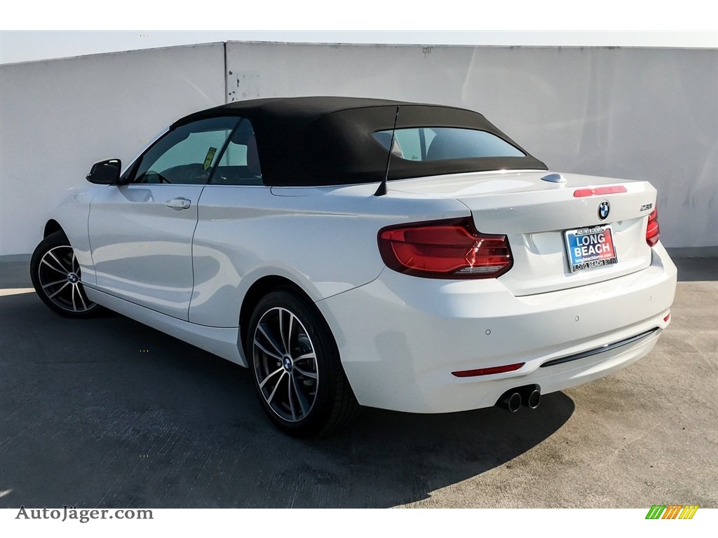 2019 2 Series 230i Convertible - Alpine White / Coral Red photo #2