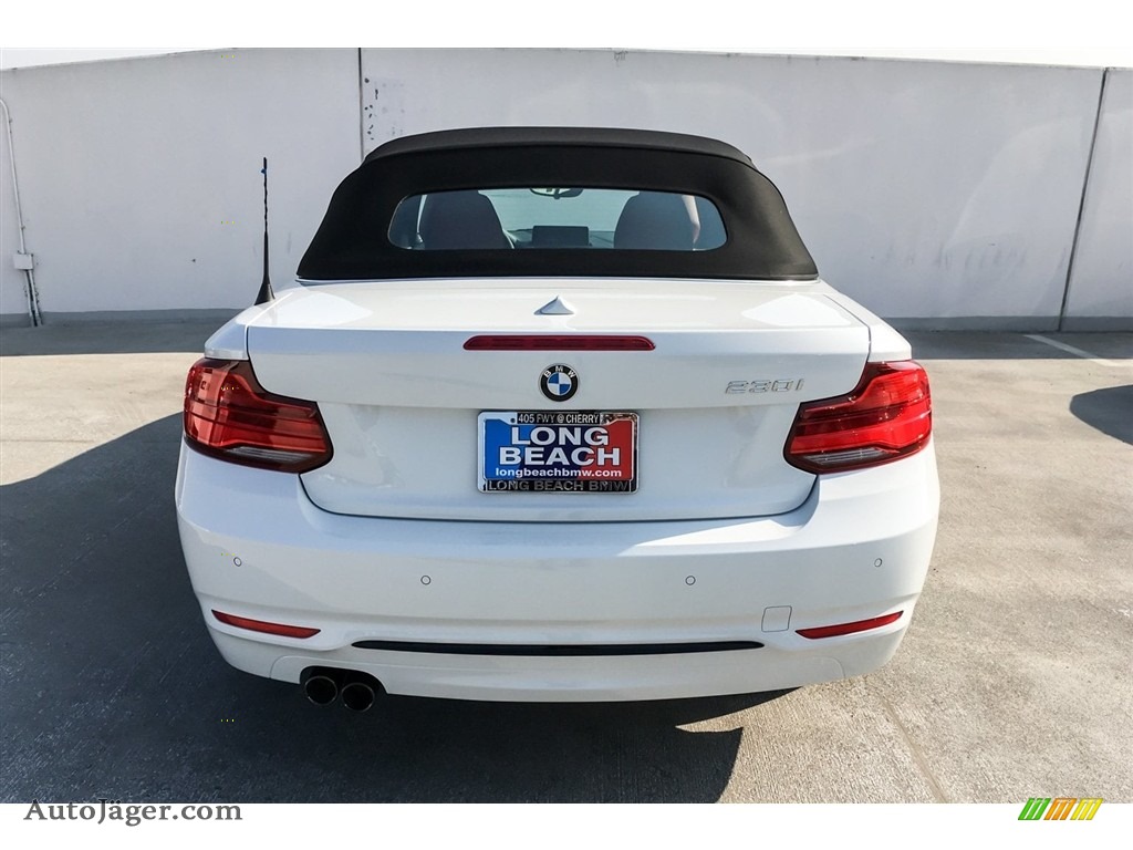 2019 2 Series 230i Convertible - Alpine White / Coral Red photo #3