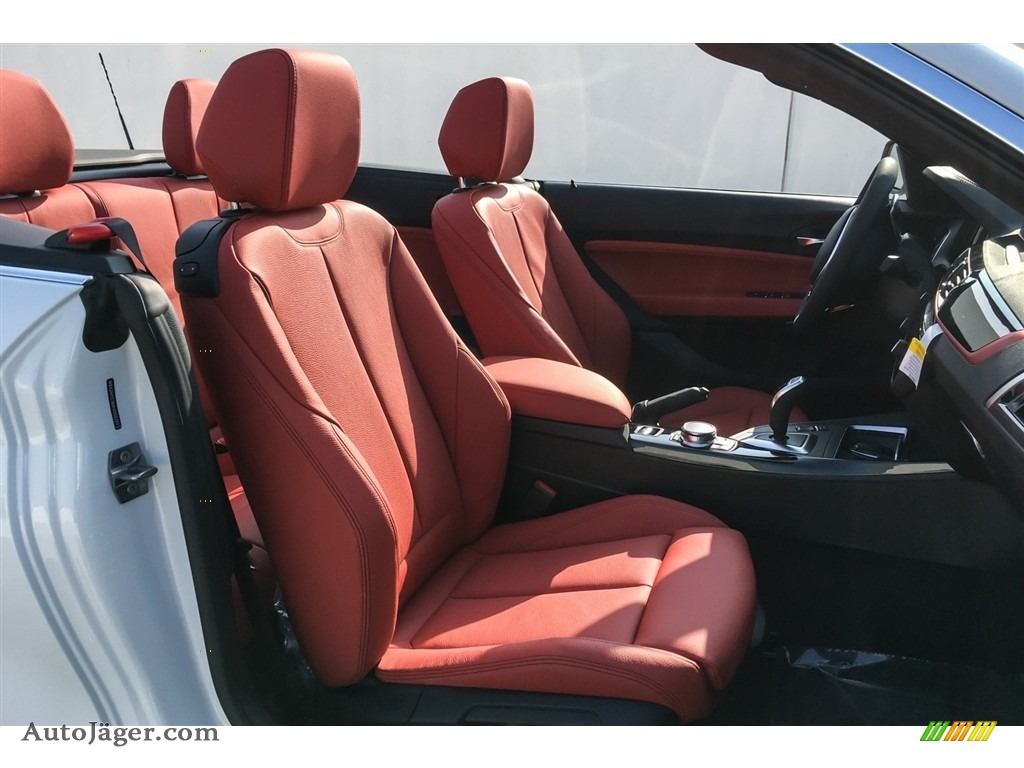 2019 2 Series 230i Convertible - Alpine White / Coral Red photo #5