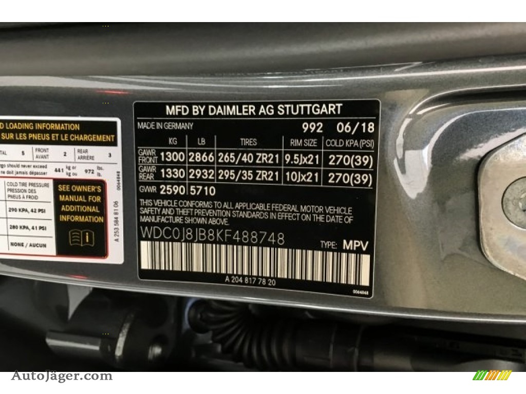 2019 GLC AMG 63 4Matic Coupe - Selenite Grey Metallic / Black photo #11