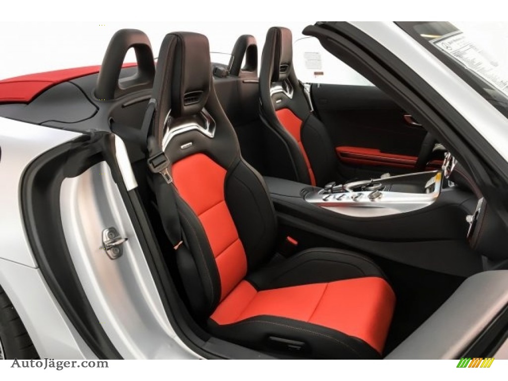 2019 AMG GT Roadster - designo Iridium Silver Magno (Matte) / Red Pepper/Black photo #6