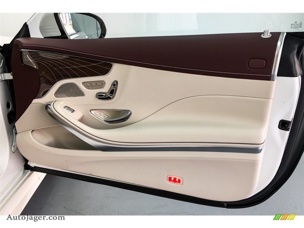 2019 S S 560 Cabriolet - designo Diamond White Metallic / designo Porcelain/Titian Red photo #30