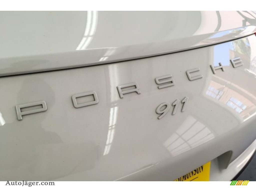 2017 911 Carrera Cabriolet - White / Black photo #7