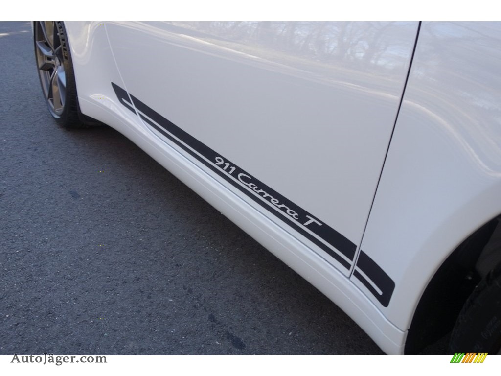 2019 911 Carrera T Coupe - White / Black photo #10