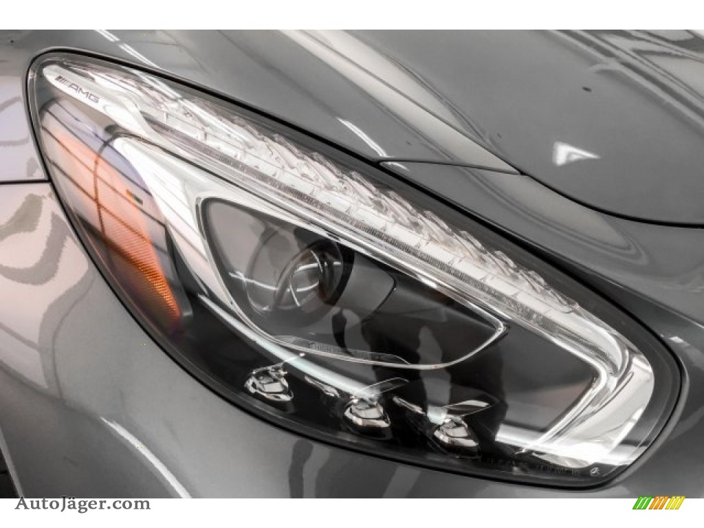 2019 AMG GT C Coupe - Selenite Grey Metallic / Saddle Brown photo #31