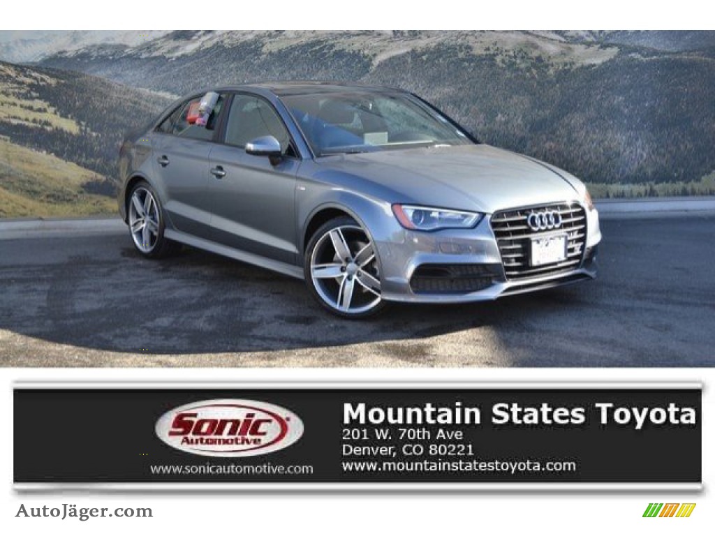 Monsoon Gray Metallic / Black Audi A3 1.8 Premium