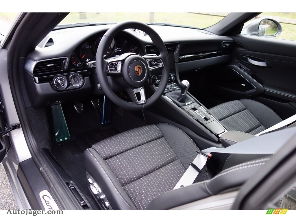 2019 911 Carrera T Coupe - GT Silver Metallic / Black photo #14