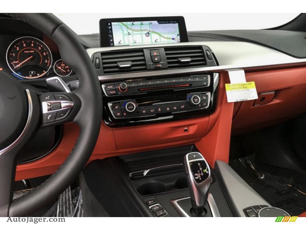 2019 4 Series 440i Coupe - Alpine White / Coral Red photo #6