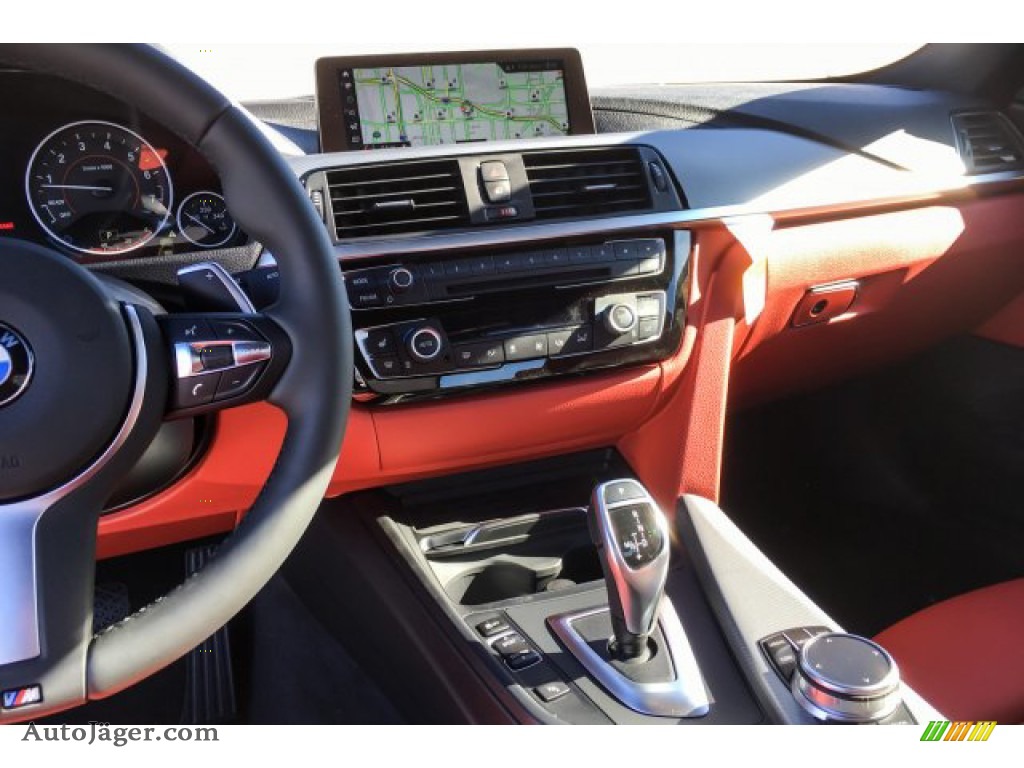 2019 4 Series 430i Coupe - Alpine White / Coral Red photo #6