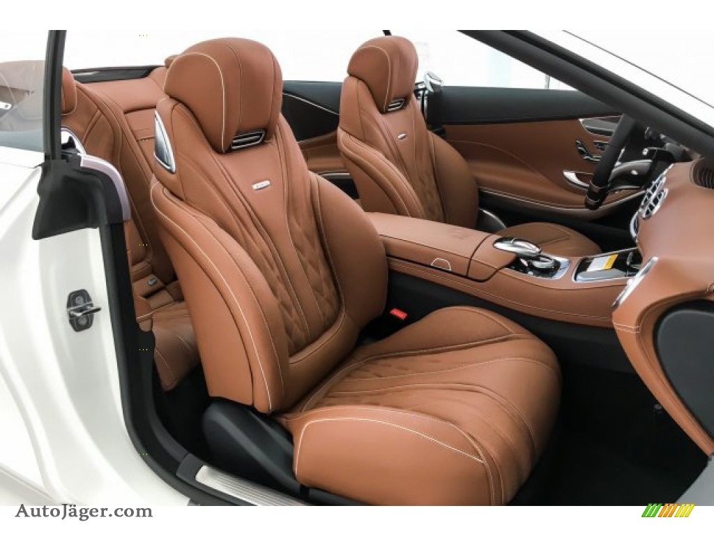2019 S AMG 63 4Matic Cabriolet - designo Cashmere White (Matte) / designo Saddle Brown/Black photo #6
