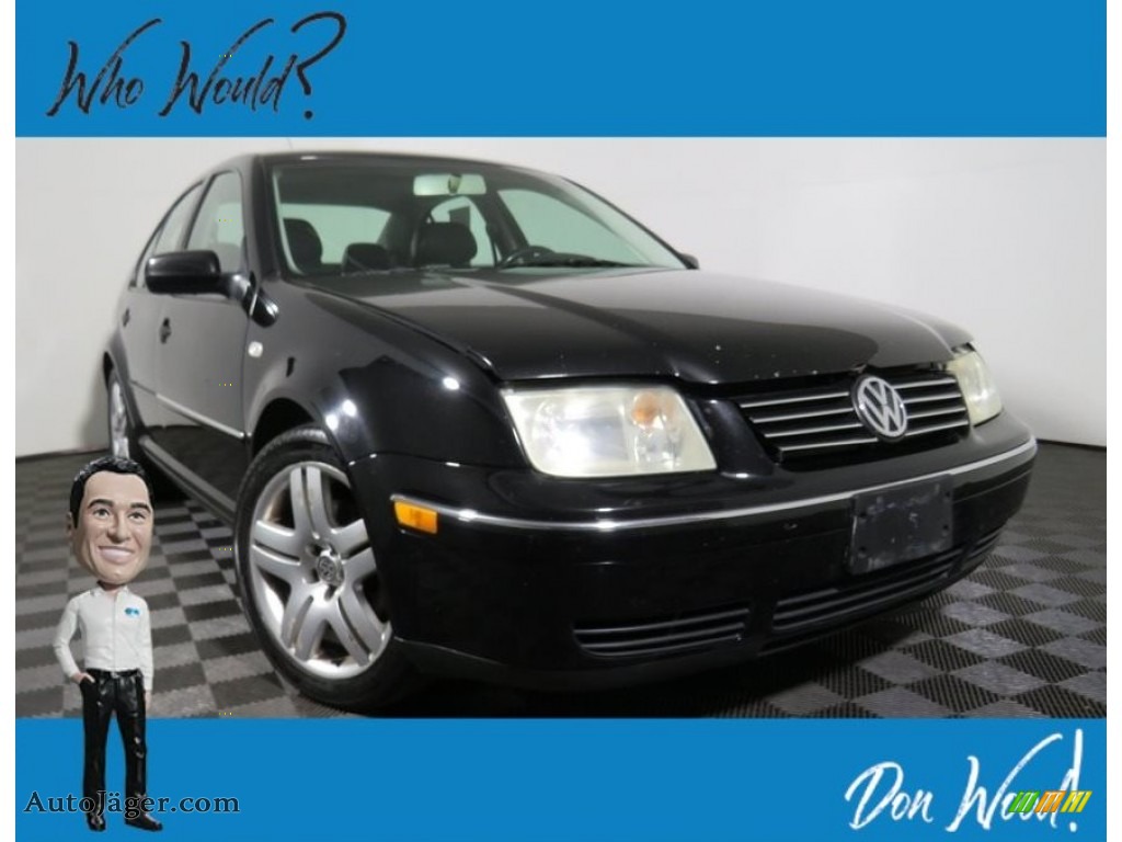 Black / Black Volkswagen Jetta GLS 1.8T Sedan