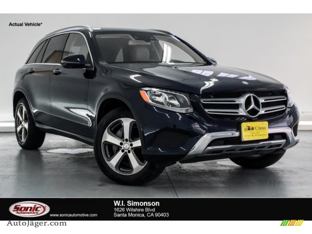 2016 GLC 300 4Matic - Lunar Blue Metallic / Silk Beige photo #1