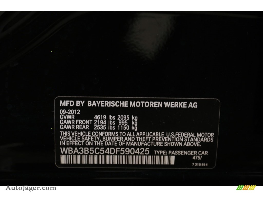 2013 3 Series 328i xDrive Sedan - Black Sapphire Metallic / Venetian Beige photo #22