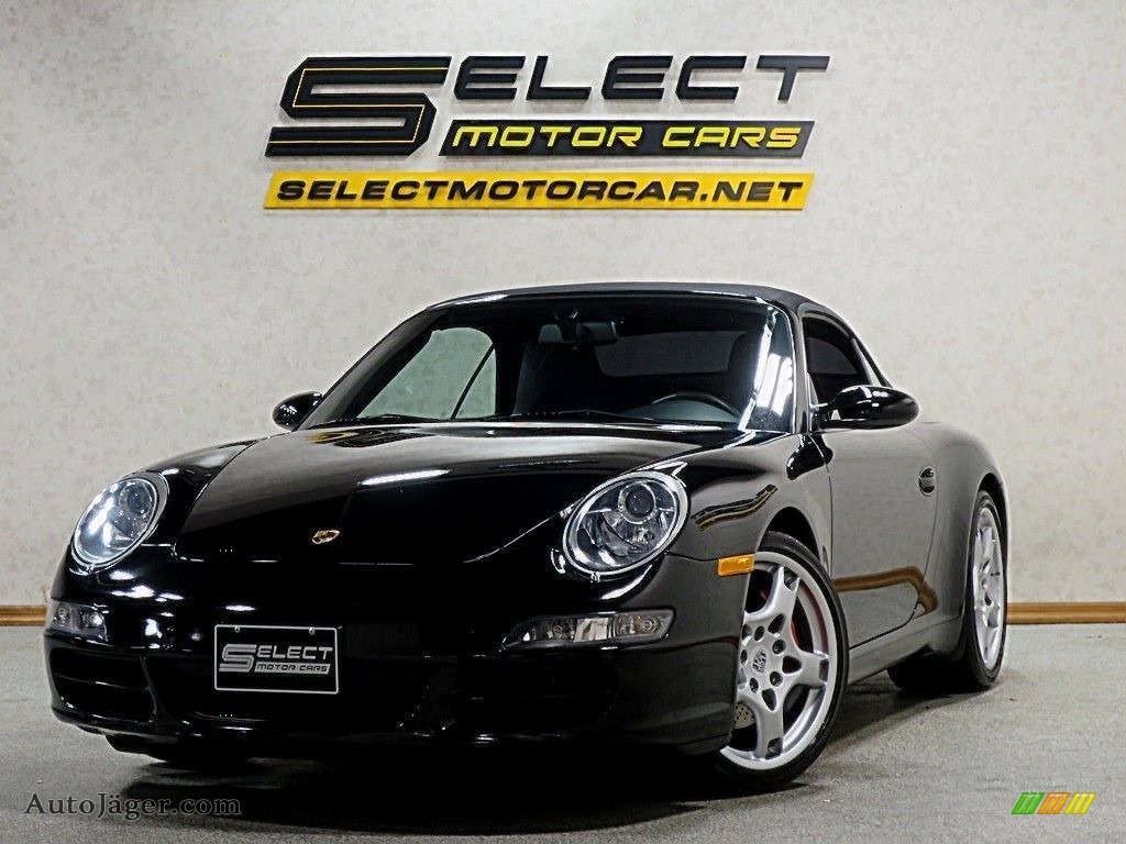 Black / Black Porsche 911 Carrera S Cabriolet