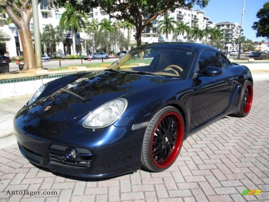 Midnight Blue Metallic / Sand Beige Porsche Cayman S