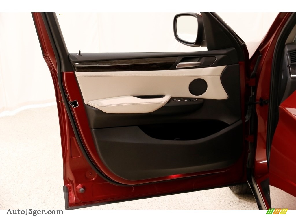 2014 X3 xDrive28i - Vermilion Red Metallic / Oyster photo #4