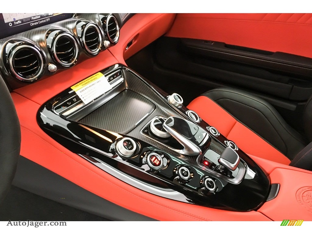 2019 AMG GT C Coupe - designo Iridium Silver Magno (Matte) / Red Pepper/Black photo #21