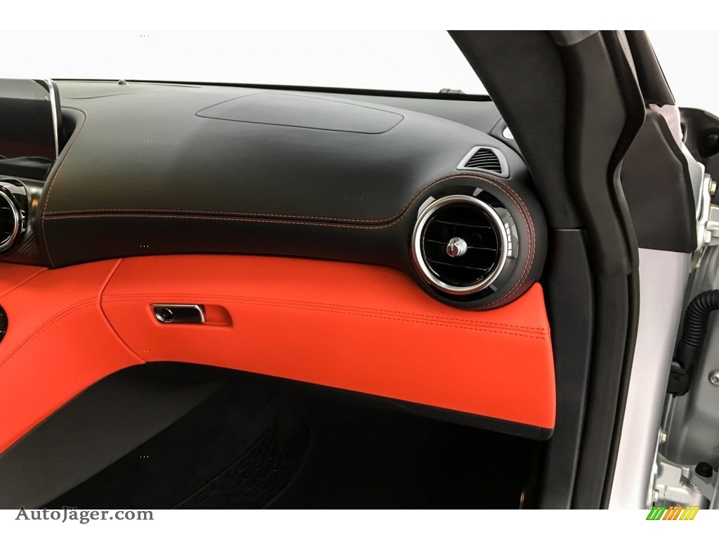 2019 AMG GT C Coupe - designo Iridium Silver Magno (Matte) / Red Pepper/Black photo #26
