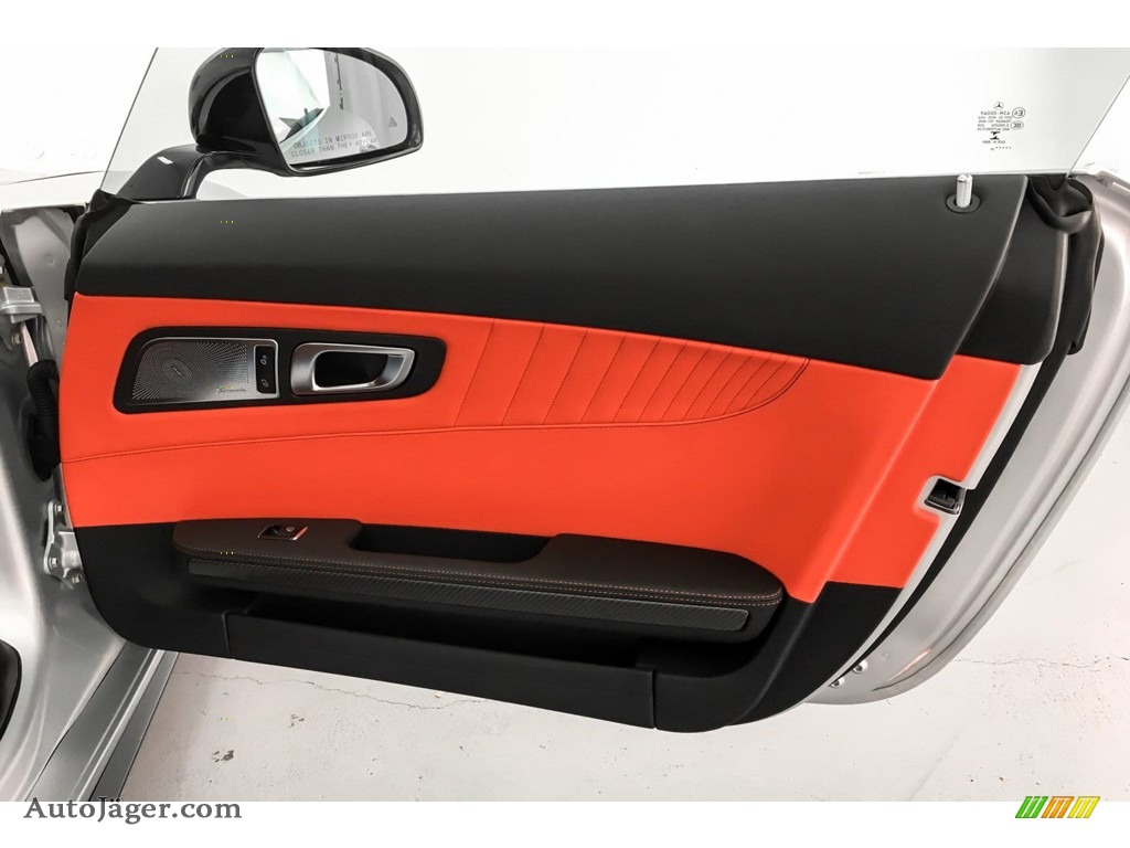2019 AMG GT C Coupe - designo Iridium Silver Magno (Matte) / Red Pepper/Black photo #28