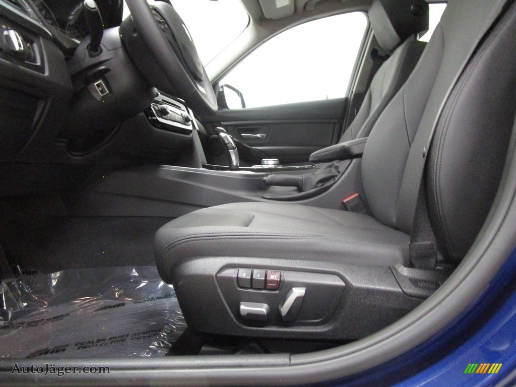 2018 3 Series 320i xDrive Sedan - Mediterranean Blue Metallic / Black photo #9