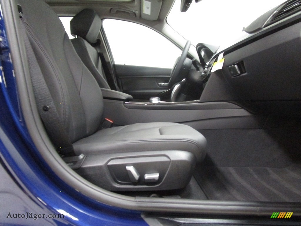 2018 3 Series 320i xDrive Sedan - Mediterranean Blue Metallic / Black photo #15