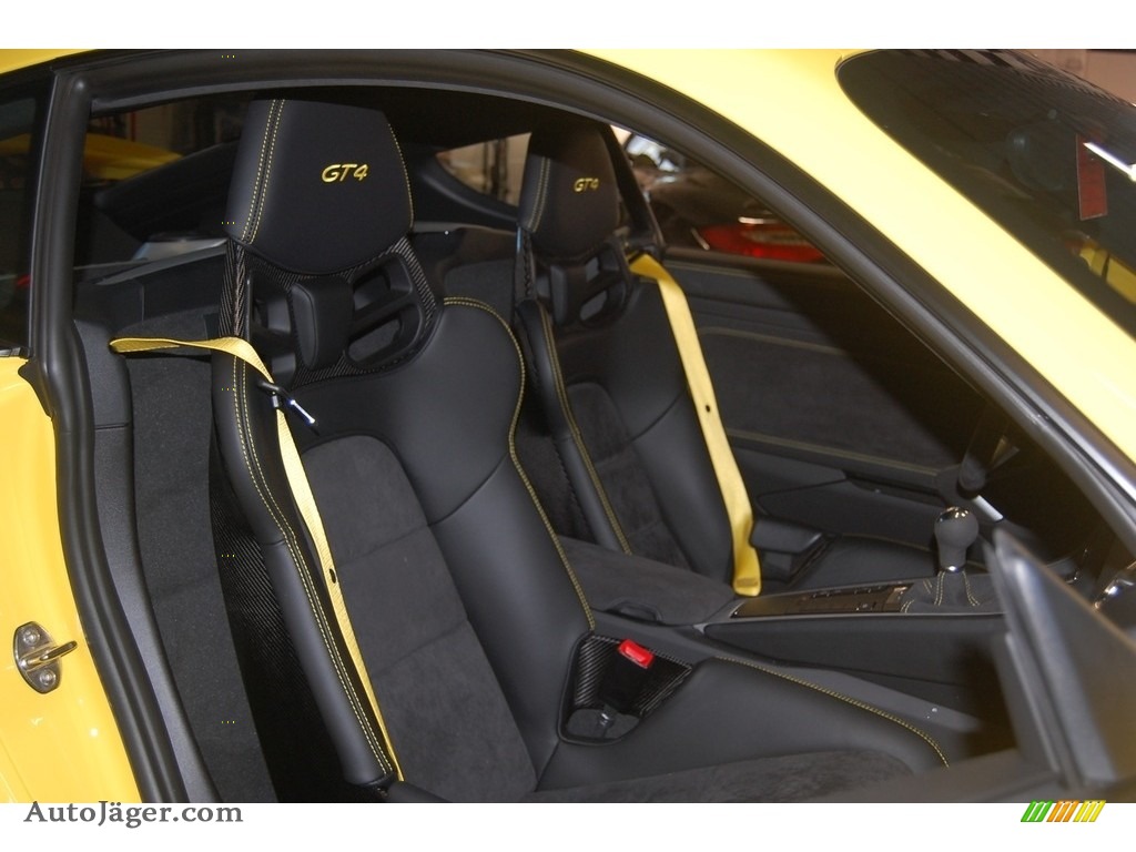 2016 Cayman GT4 - Racing Yellow / Black photo #4