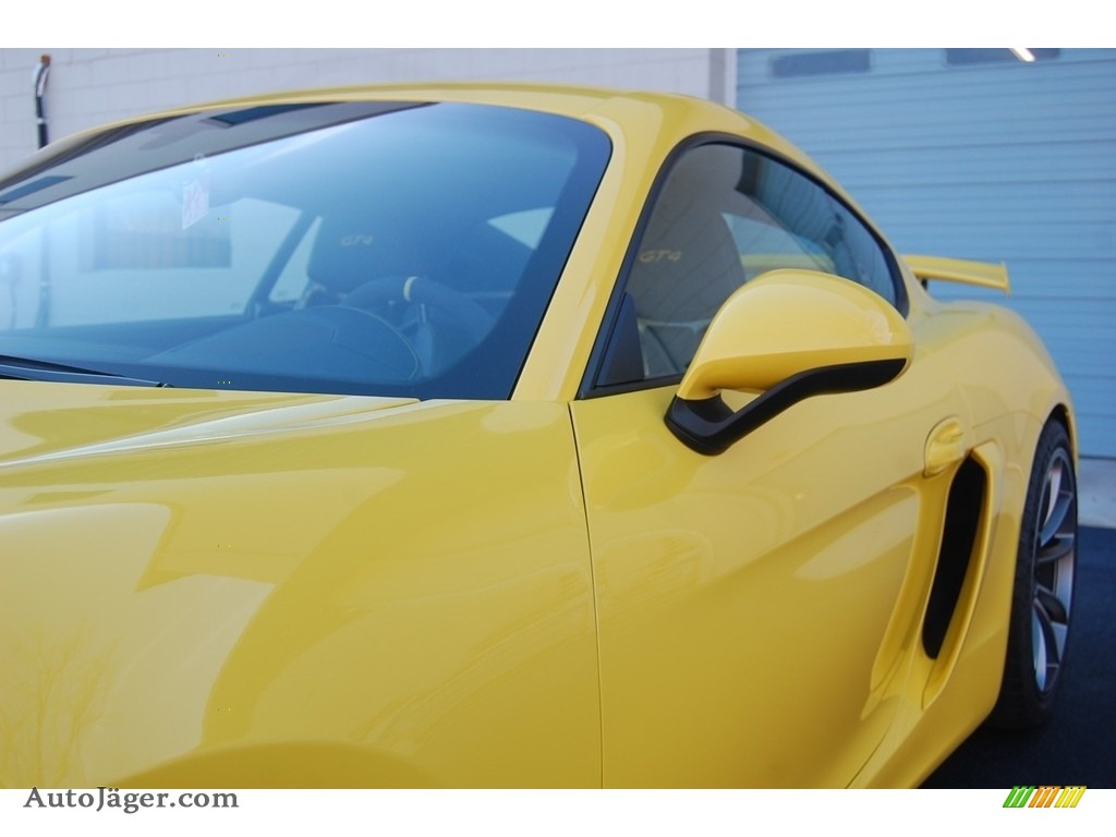 2016 Cayman GT4 - Racing Yellow / Black photo #33