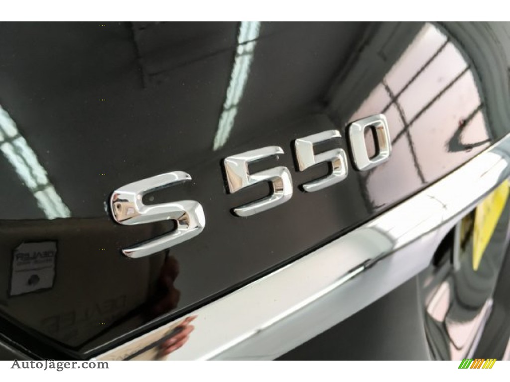 2016 S 550 Sedan - Black / Nut Brown/Black photo #7