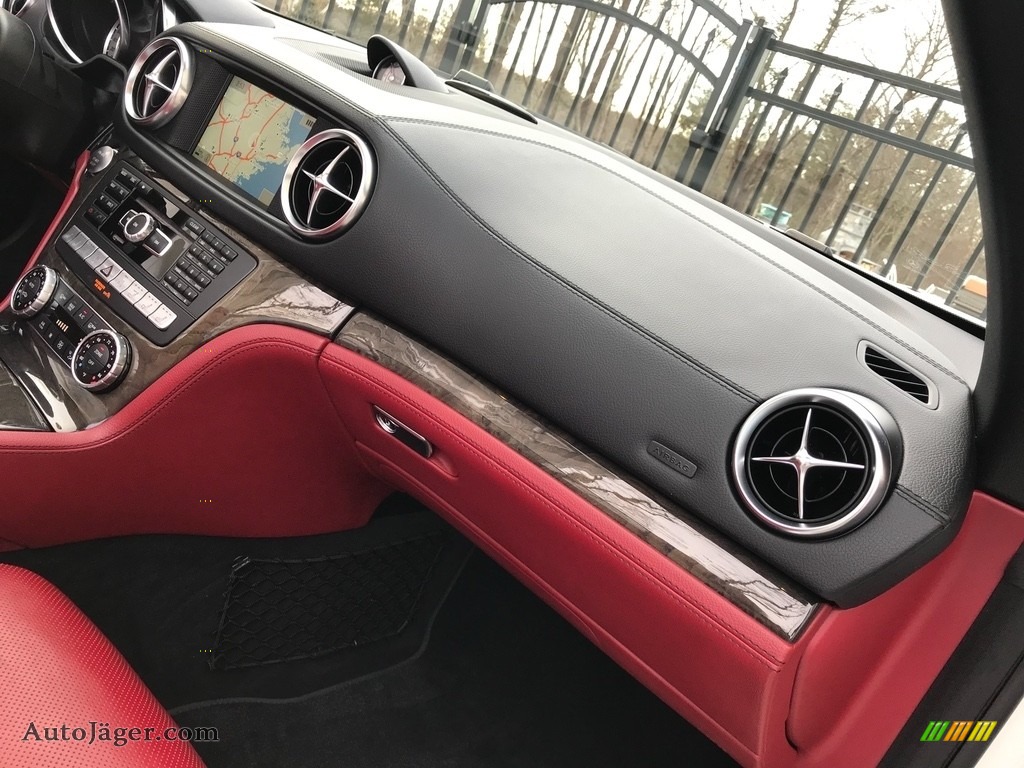 2014 SL 550 Roadster - Diamond White Metallic / Red/Black photo #57