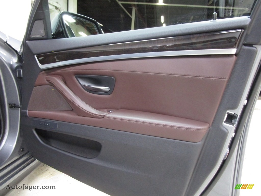 2016 5 Series 535i xDrive Sedan - Space Grey Metallic / Mocha photo #12