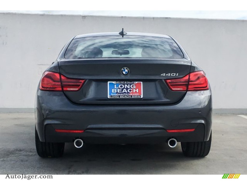 2019 4 Series 440i Gran Coupe - Mineral Grey Metallic / Coral Red photo #3