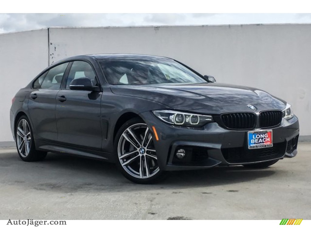 2019 4 Series 440i Gran Coupe - Mineral Grey Metallic / Coral Red photo #12