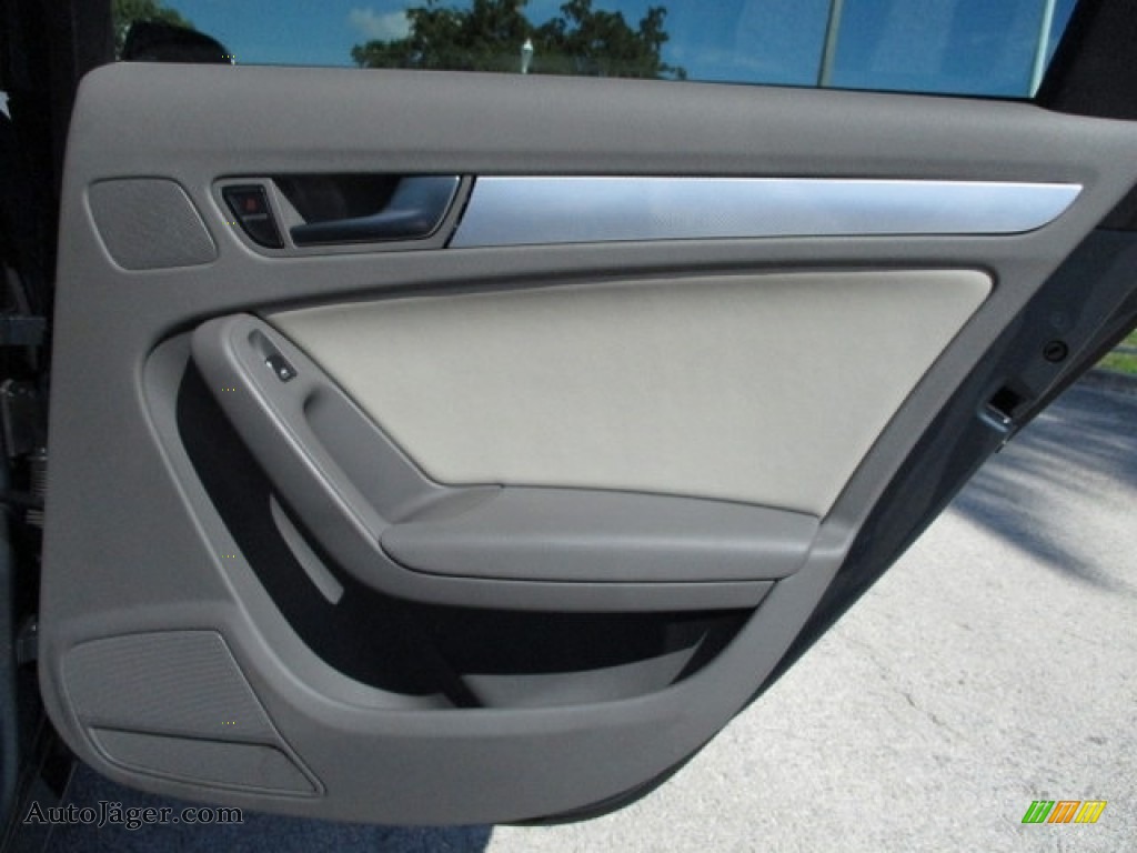 2009 A4 2.0T Premium quattro Sedan - Meteor Grey Pearl Effect / Light Grey photo #64