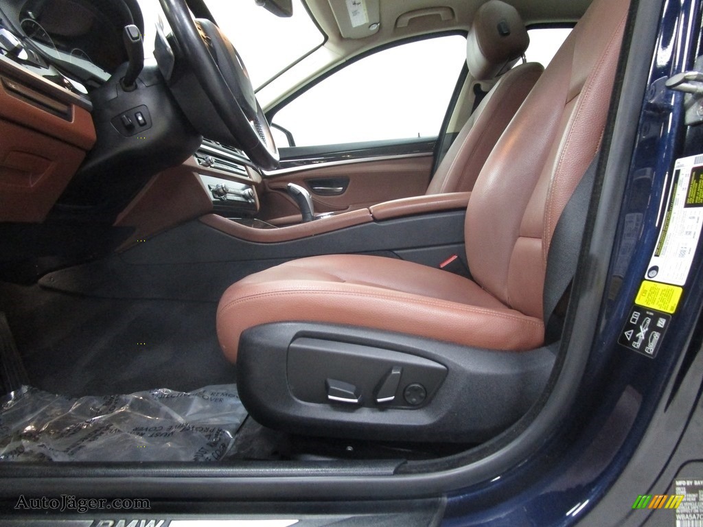 2016 5 Series 528i xDrive Sedan - Imperial Blue Metallic / Cinnamon Brown photo #8